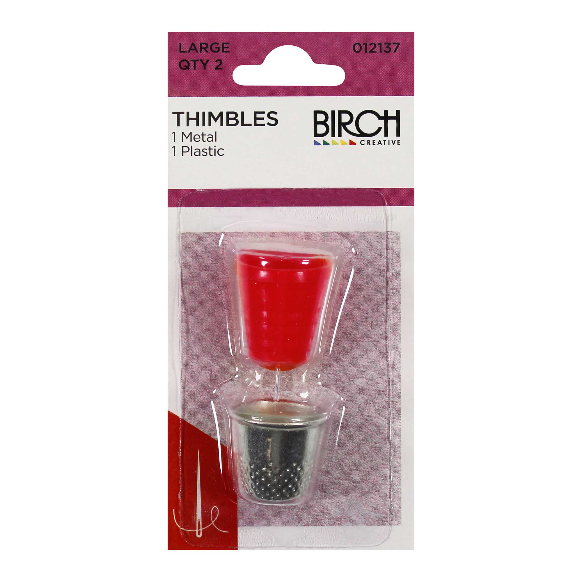 THIMBLES 1 METAL 1 PLASTIC » Birch Wholesale