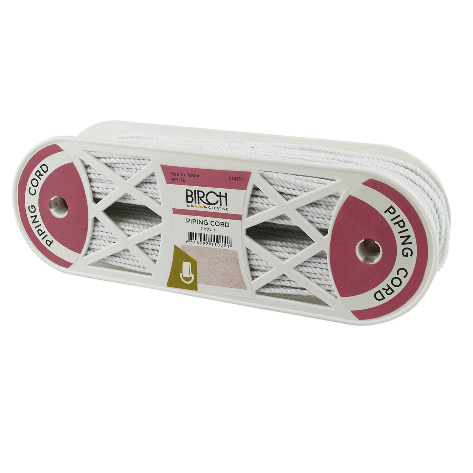 PIPING CORD SIZE 1 WHITE 3.5MM X 100MT » Birch Wholesale
