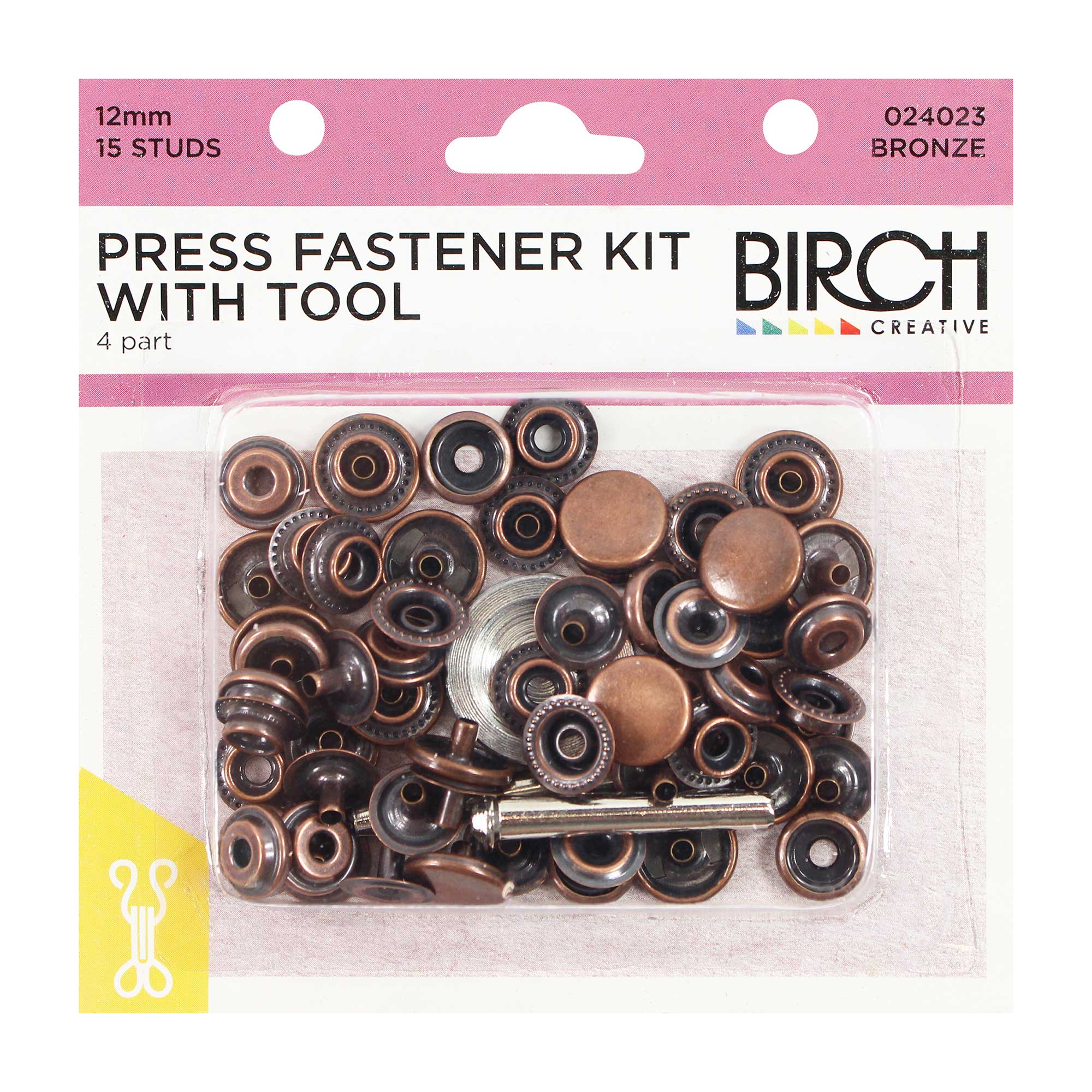 PRESS FASTENER KIT 4 PARTS » Birch Wholesale