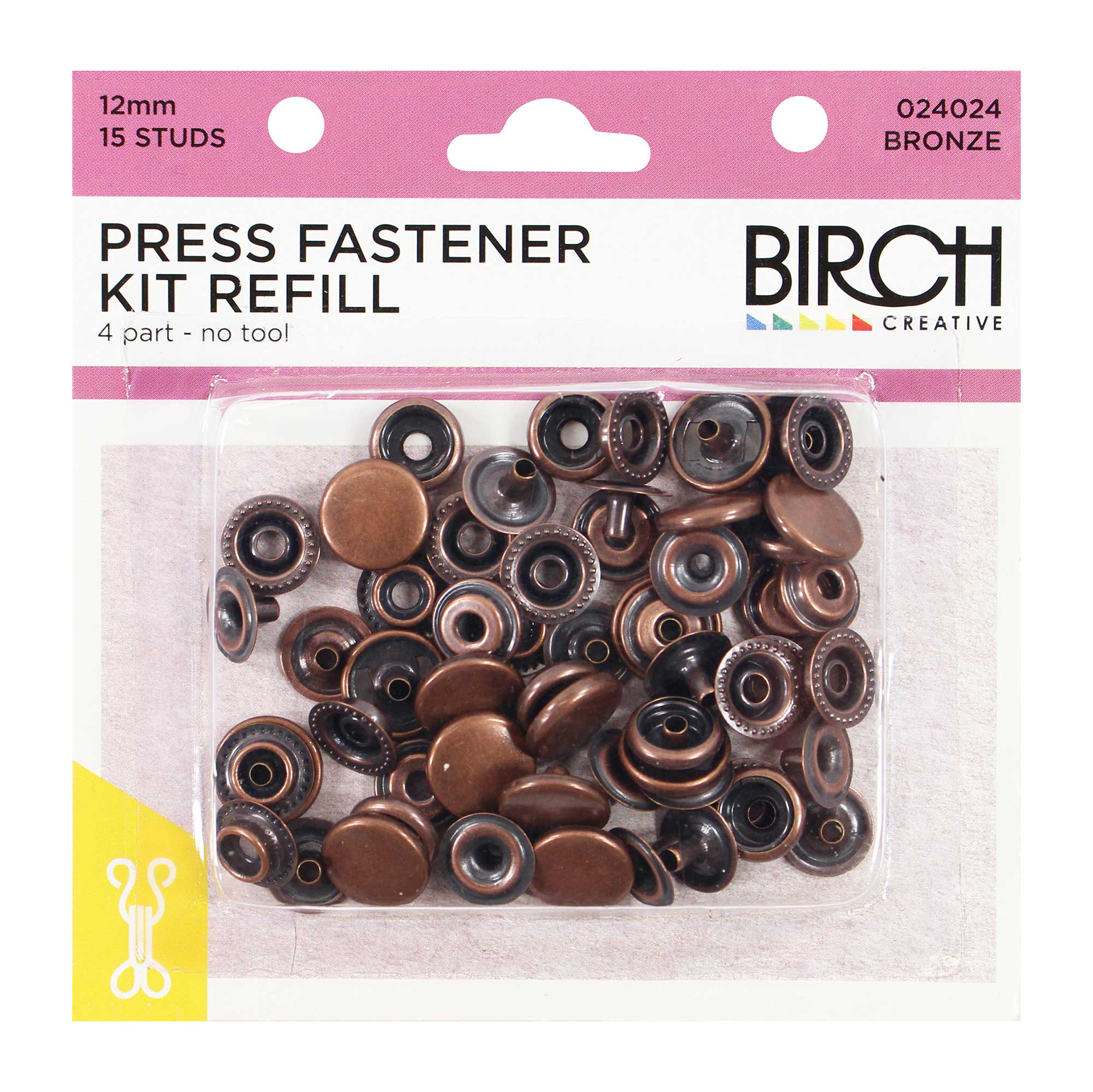PRESS FASTENER KIT REFIL 4PART » Birch Wholesale
