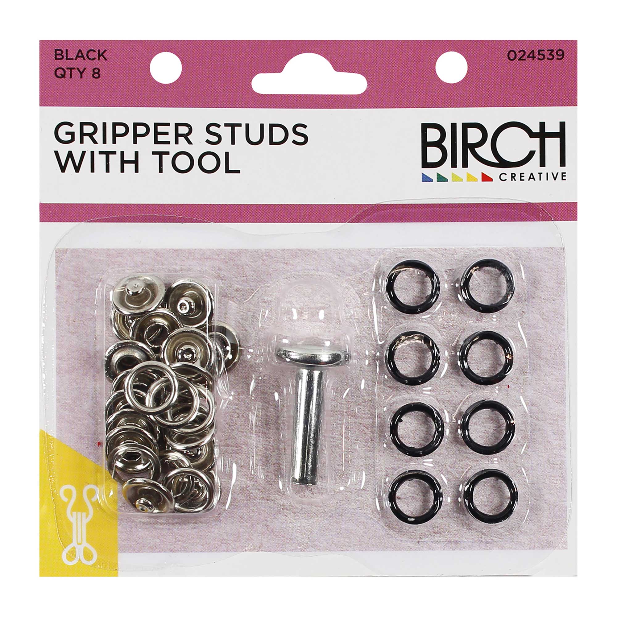 GRIPPER STUDS WITH TOOL, 8SET » Birch Wholesale