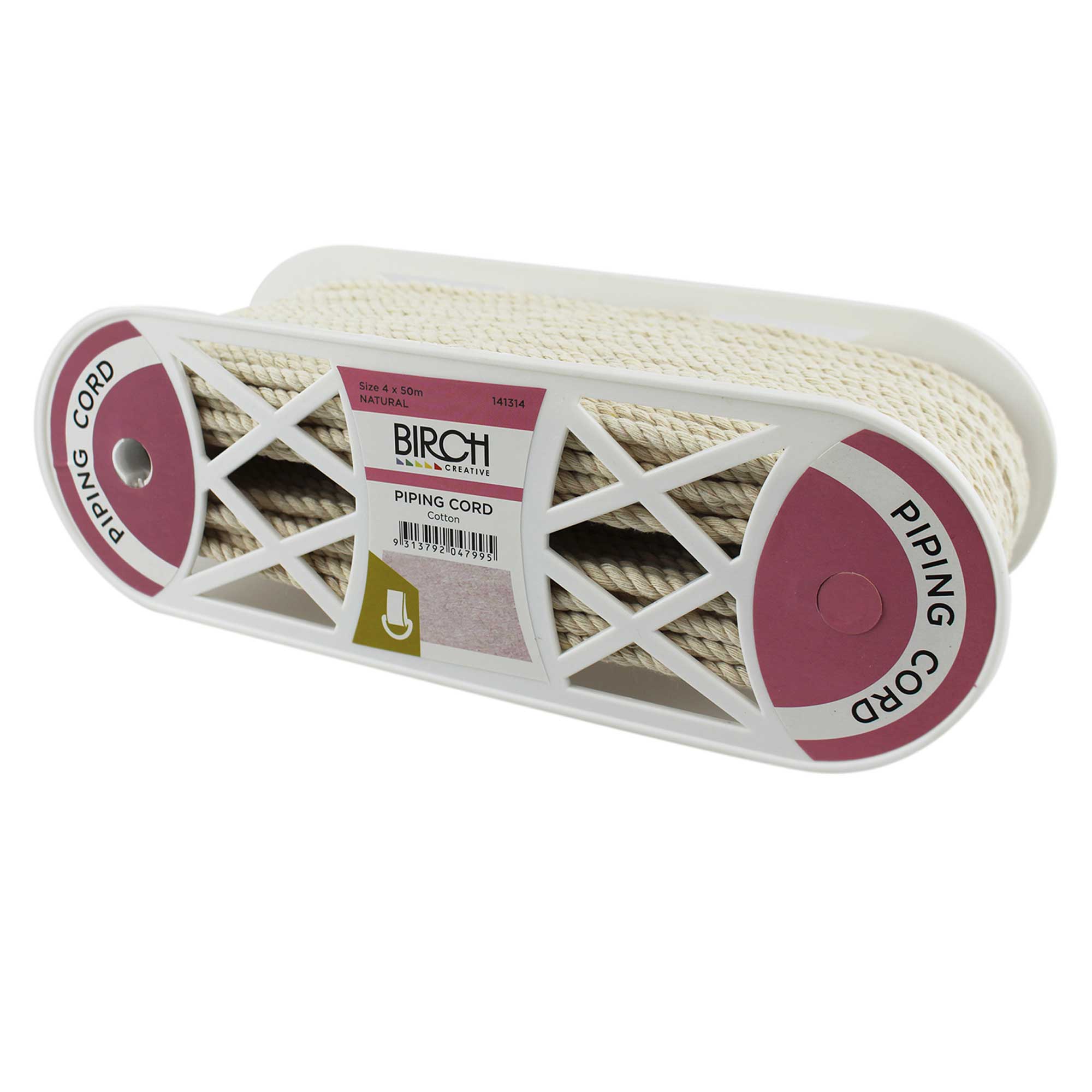 PIPING CORD SIZE 4 NATURAL 6MM X 50MT » Birch Wholesale