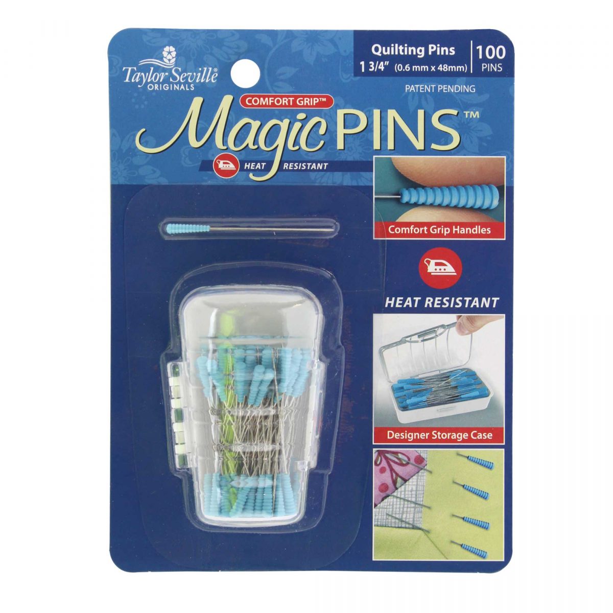 TAYLOR SEVILLE MAGIC PINS QUILTING FINE 50PCS » Birch Wholesale