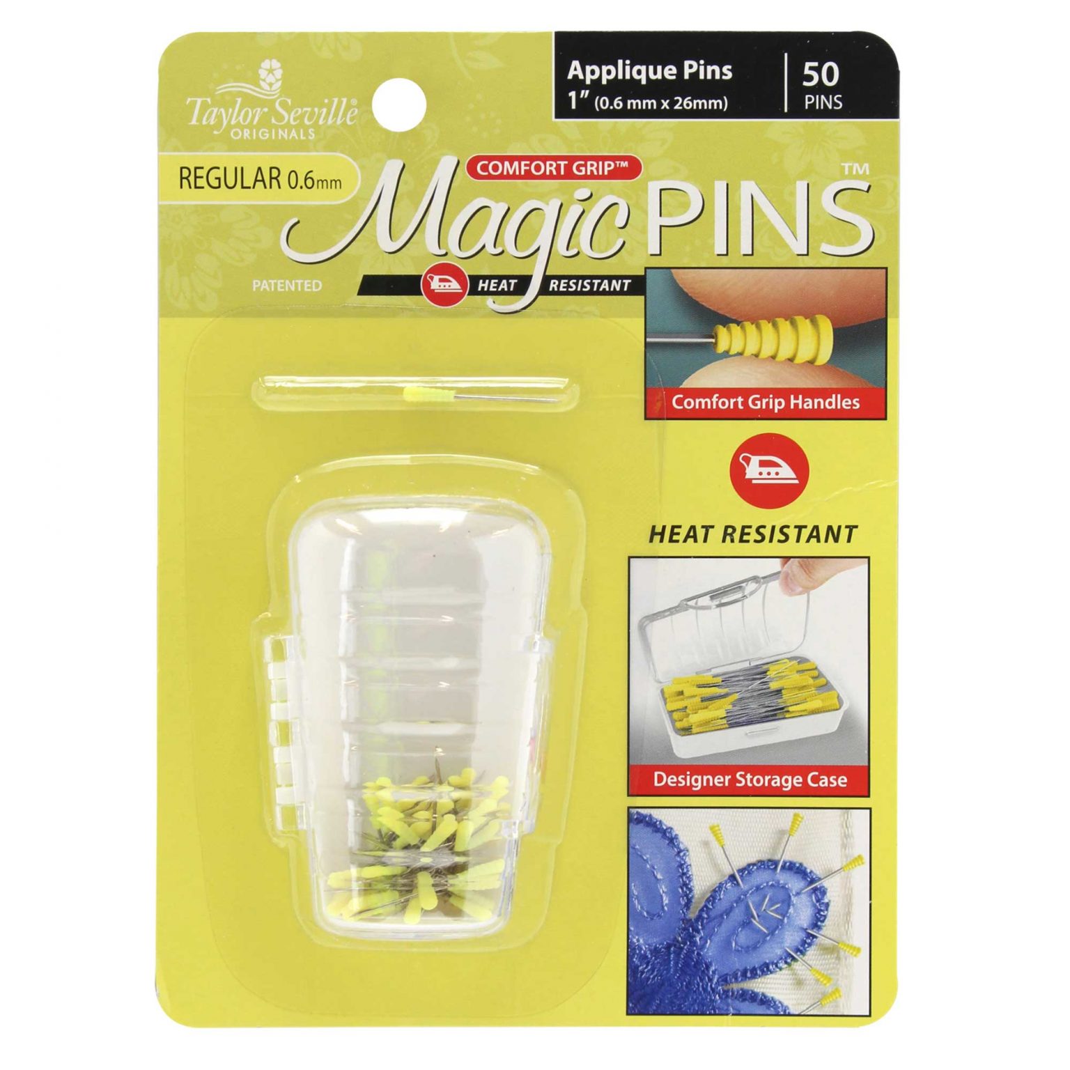 TAYLOR SEVILLE MAGIC PINS QUILTING FINE 50PCS » Birch Wholesale