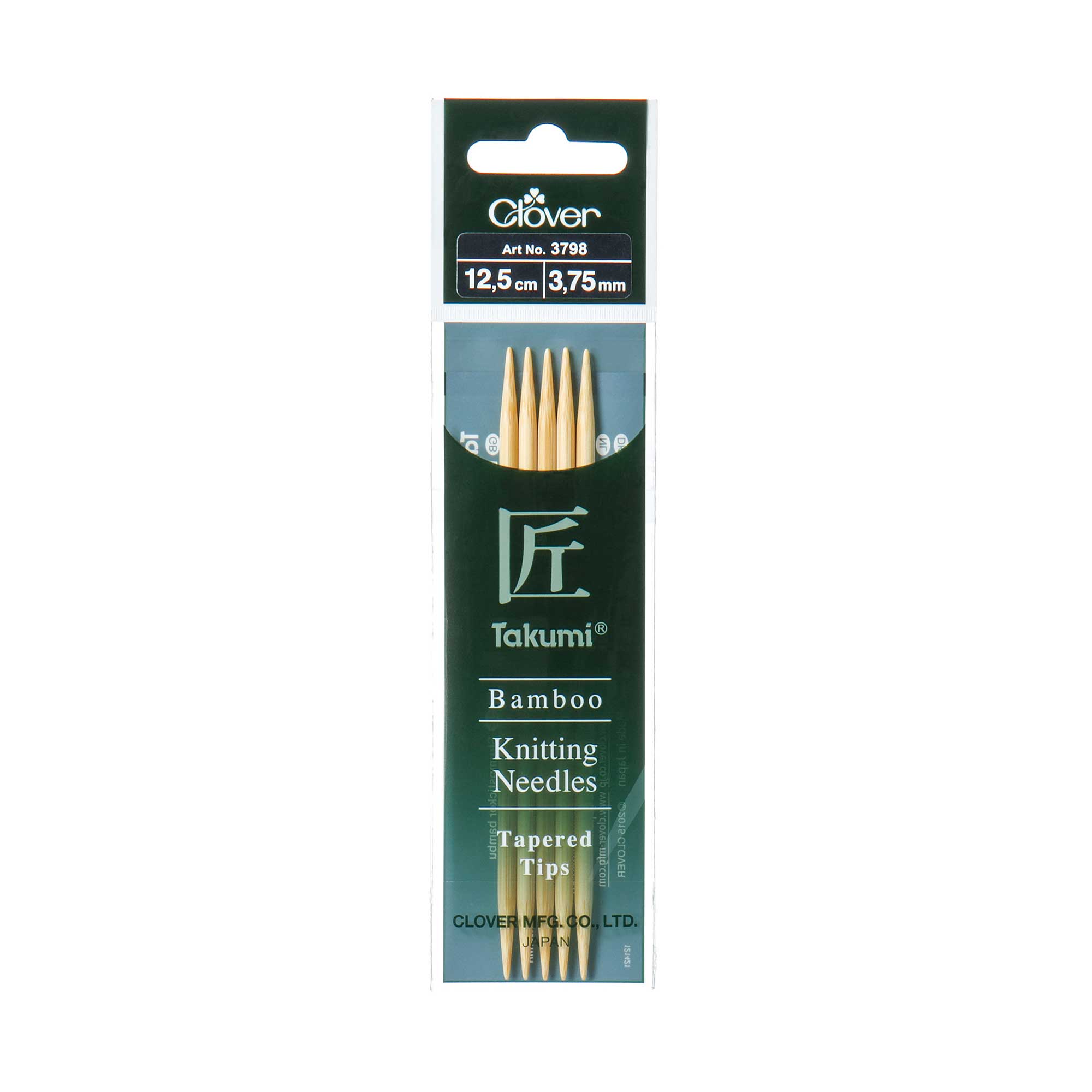 CLOVER BAMBOO KNITTING TAKUMI DOUBLE 12.5CM3.75MM » Birch Wholesale