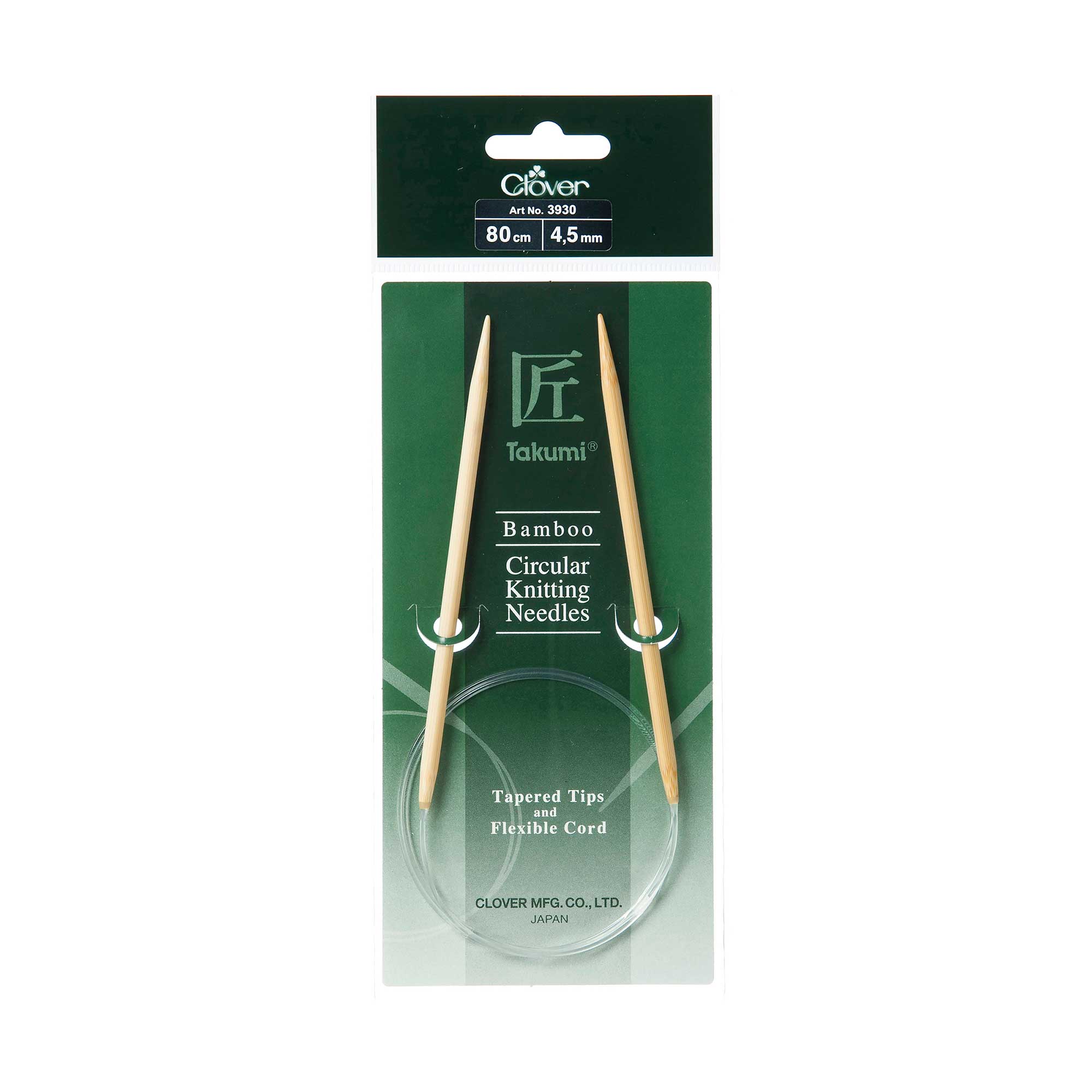 Ferri Da Maglia Clover Takumi - Bambù, 33cm X 3,50mm, Leggeri E Naturali - Foto 7