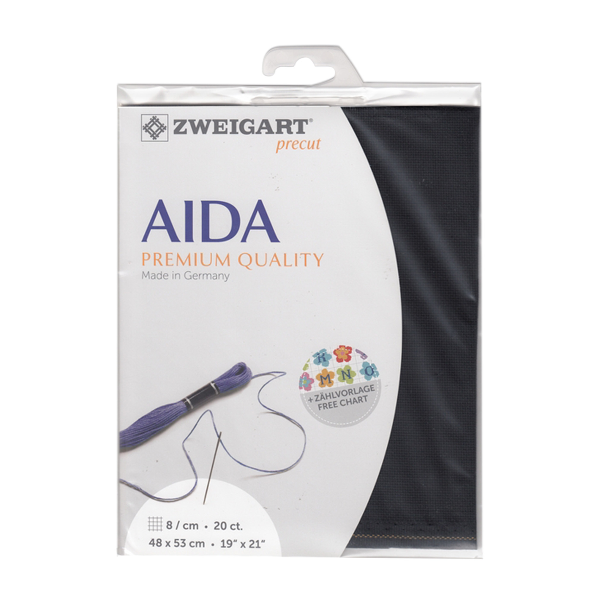 Toile Aida 14CT BENECREAT 100x74 Cm – Tissu Coton Broderie Point De Croix Easy Count, Idéal Pour Débutants & Projets DIY
