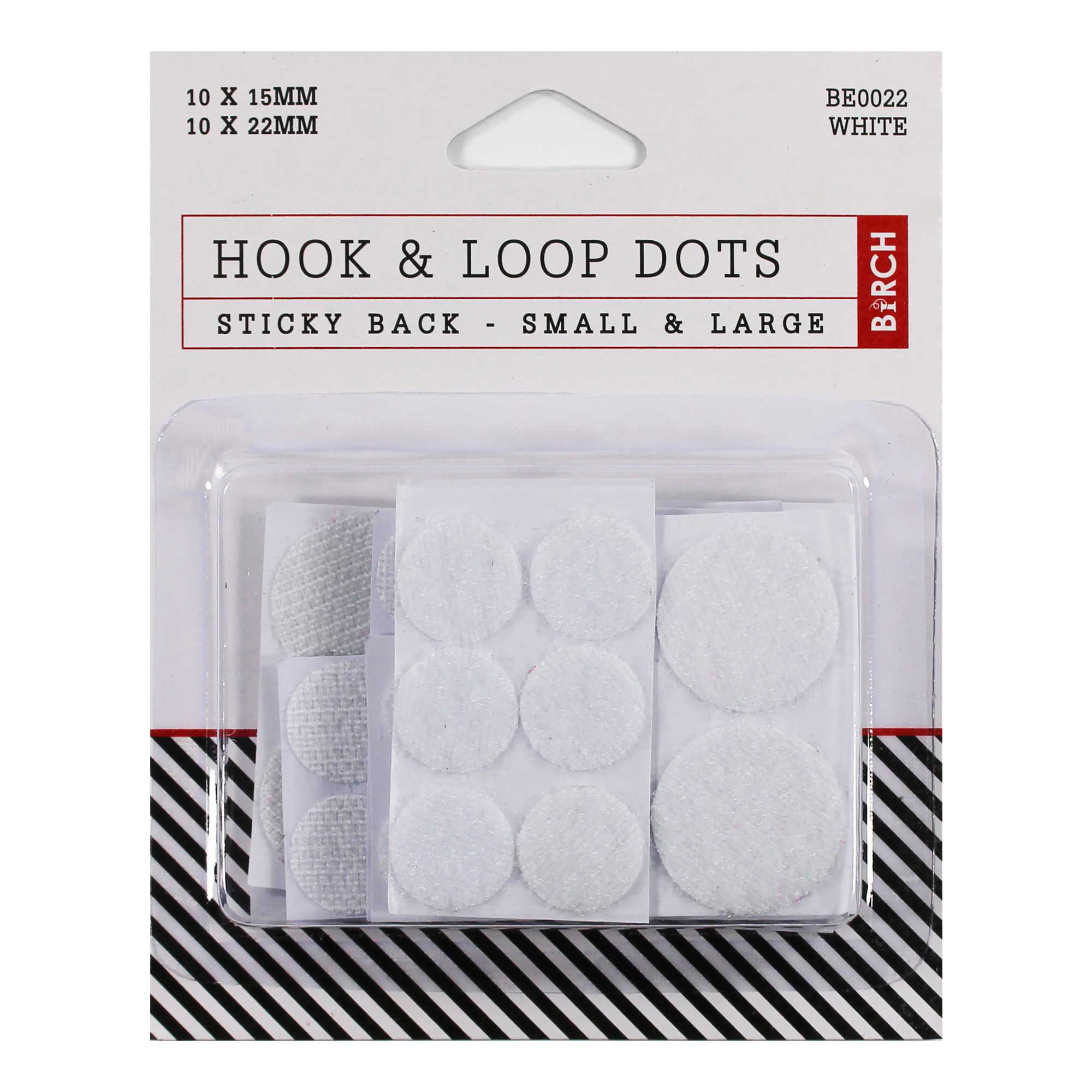 HOOK AND LOOP DOTS, 20SML, 15LG » Birch Wholesale