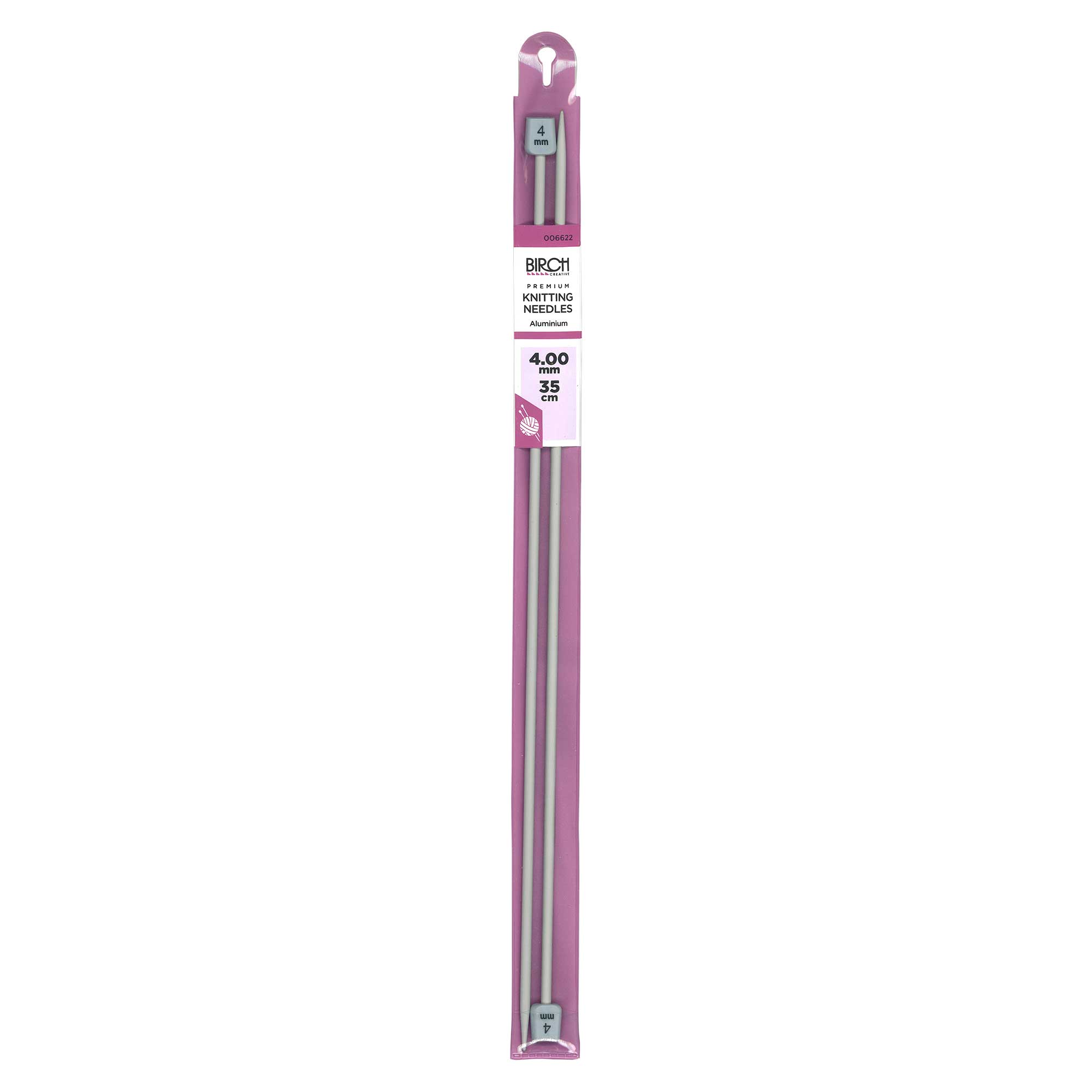 BIRCH KNITTING NEEDLE PREMIUM 35CM 4.005.00MM » Birch Wholesale