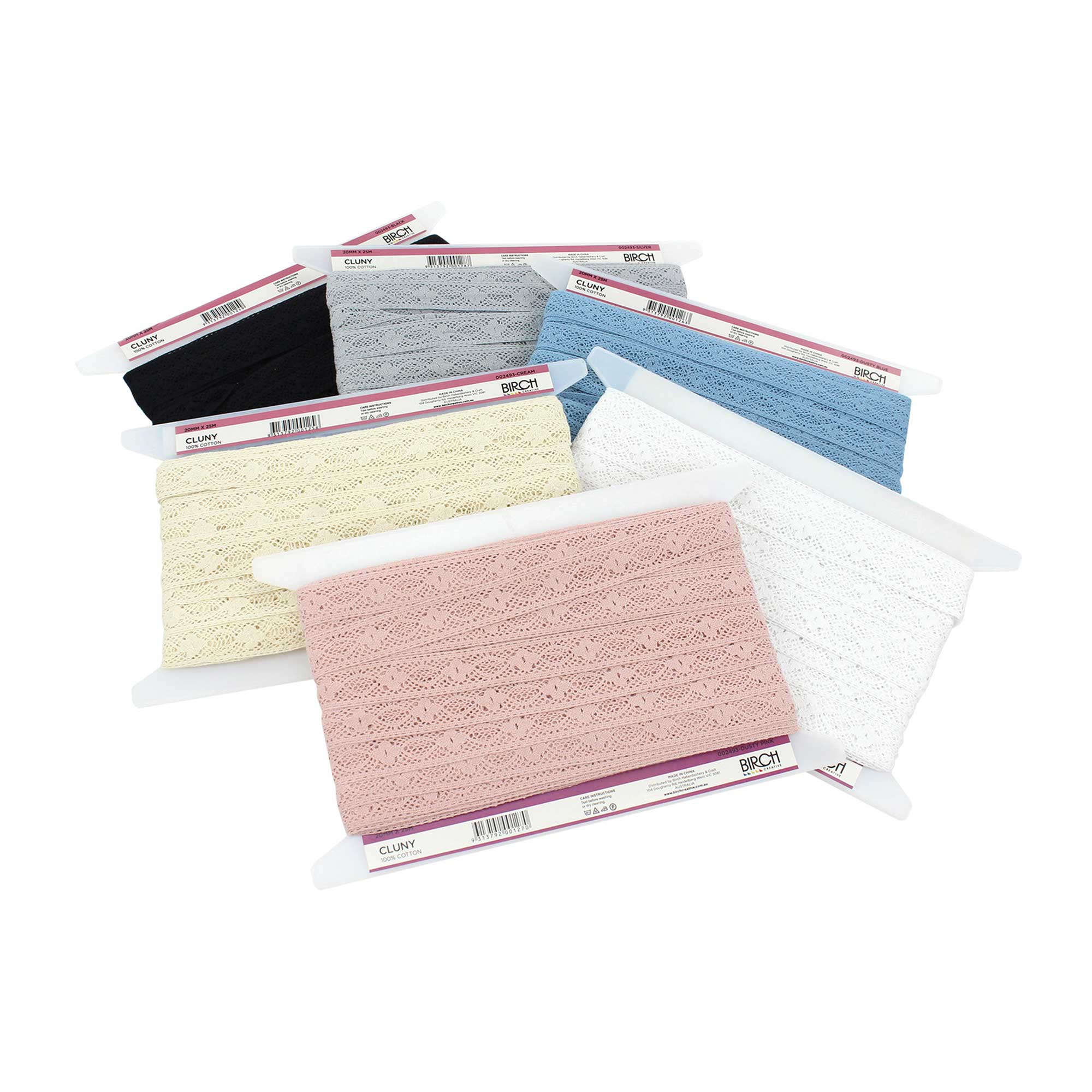 LACE CROCHET 20MM X 25M » Birch Wholesale