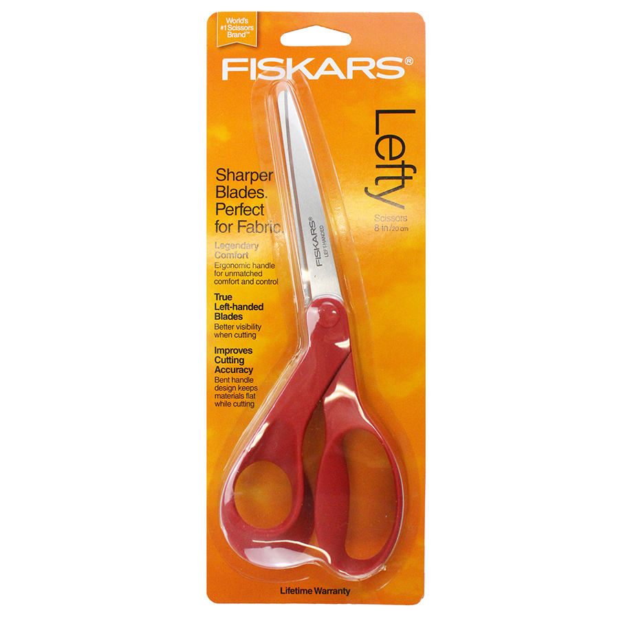 FISKARS SCISSOR, NO. 8 BENT LEFTHANDED » Birch Wholesale