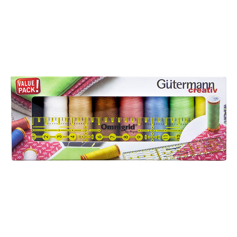 GUTERMANN SEWING SET 8 100 MT C NE 50 & RULER » Birch Wholesale
