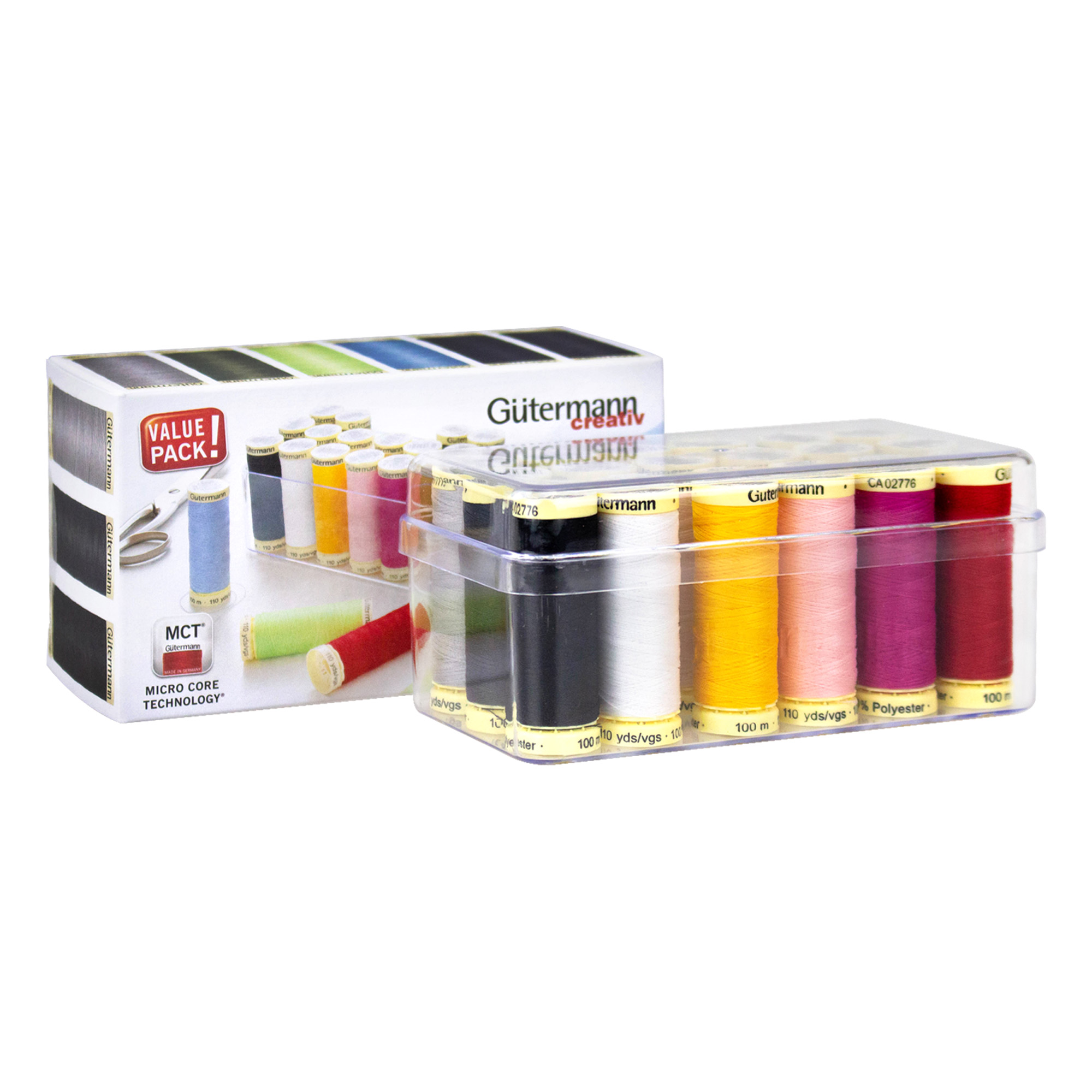 Gutermann Sewing Thread Box: 27 Spool Double Pack Jordan
