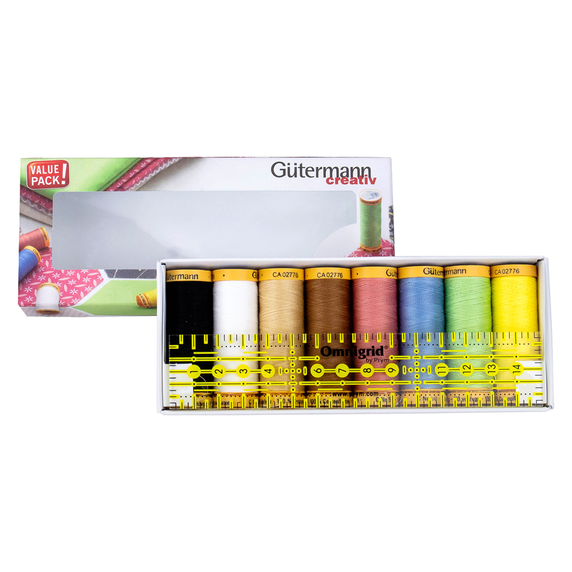 GUTERMANN SEWING SET 8 100 MT C NE 50 & RULER » Birch Wholesale